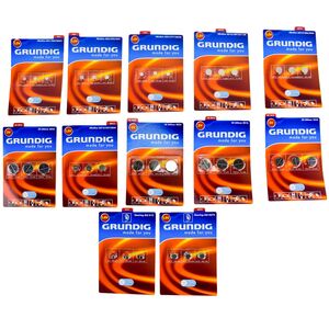 Grundig Batterien 3-tlg. Knopfzellenbatterien Alkaline, Lithium und Hearing Aid
