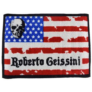 Roberto Geissini Fumatte ca. 50 x 70 cm Trmatte mit Flagge und Totenschdel