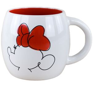 Disney Minnie Mouse Kaffeetasse aus Keramik ca.  8 x 9 cm Schleife & Herz 380ml