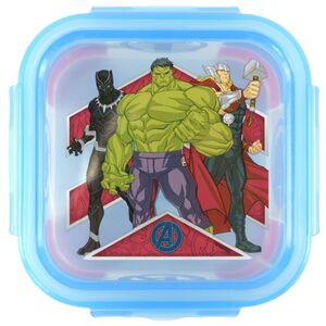 Marvel Avengers Kinder mini Lunchbox mit abtrennbaren Deckel aus Kunststoff