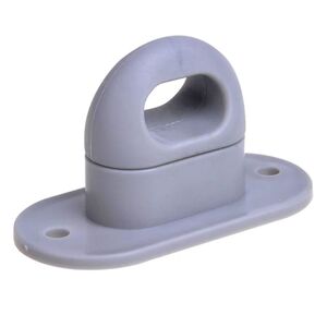 Drehverschluss f�r Oval�sen Befestigung f�r Planen�sen aus Kunststoff in Grau
