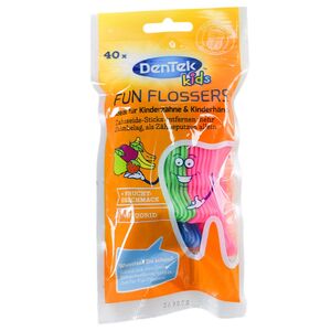 Zahnseide-Sticks 40er DenTek Kids Fun Flossers Zahnseide Zahnstocher Mundpflege