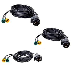 Kabelsatz 13-polig f. Anhnger Beleuchtung 5 / 7 / 9m mit Steckverbindern 5-pol.