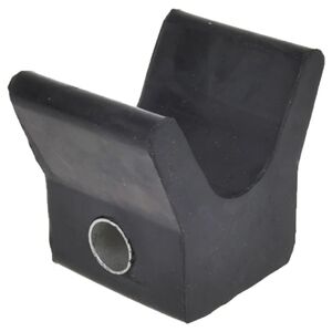 ProPlus Bugpuffer aus Gummi in schwarz Ersatzteil f�r Bootsanh�nger mit Bohrung