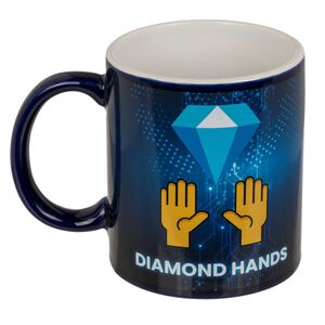 Diamond Hands Tasse im Krypto und Trading Design 300ml inkl. Geschenkkarton