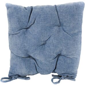 Sitzkissen Chenille 40 x 40 x 5 cm Polsterung f�r St�hle mit Kordelb�ndern