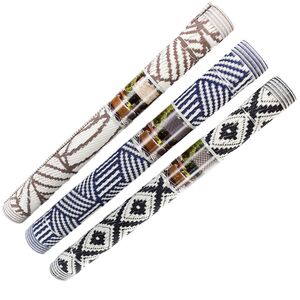 Outdoor Teppich 90 x 150 cm in geflochtener Strohoptik 100 % Polypropylen