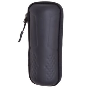 Fahrradtasche f�r Flaschenhalter ca. 80 x 195 mm in Schwarz mit Rei�verschluss