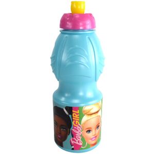 Ergonomische Sportflasche f�r Kinder 400 ml aus Kunststoff mit Barbie Motiv
