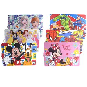 Tischunterlage Zeichentrickmotiv 41x28 cm Platzdeckchen Unterlage Malen Speisen