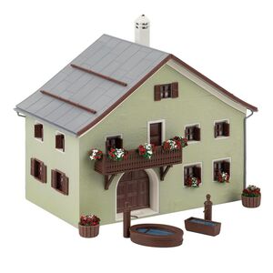 Faller Bausatz H0 130623 Engadiner Wohnhaus Haus aus der Schweiz 1:87