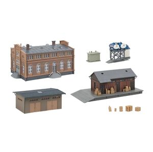 Faller Bausatz H0 190088 Aktions Set G�terumschlag Lagerhalle Verwaltung 1:87