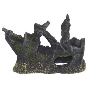Dekofigur Aquarium Schiffswrack ca. 12,5x4,5x9 cm