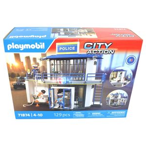PLAYMOBIL City Action 71874 Polizeiwache mit Fahndungsraum 129tlg.
