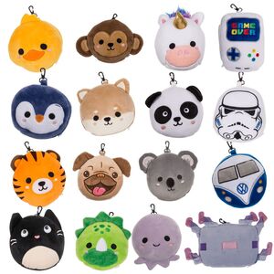 Pl�sch Reisekissen f�r Kinder mit Augenmaske verschiedene Ausf�hrungen 2in1 