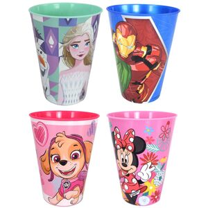 Becher f�r Kinder 430ml verschiedene Motive 