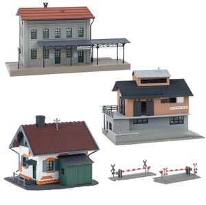 Faller H0 190137 Aktion Set Bahnhof Feldkirchen Bausatz 1:87