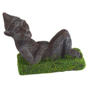 Dekofigur Aquarium Gargoyles mit Moos ca. 11x5x9 cm