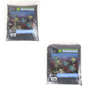 Aquariensand Zierkies schwarz im 5 kg Beutel 1 bis 2 und 2 bis 3 mm K�rnung