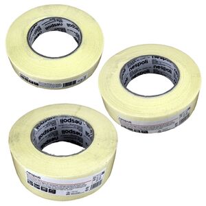 Hochkreppband 50m 30 bis 50mm Klebeband Abdeckband Rolle Hotmelt Malerkrepp