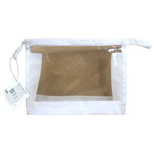 XL Kosmetiktasche tansparent ca. 23 x 18 x 5,5 cm Kulturbeutel 