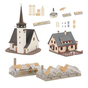 Faller Bausatz N 239010 Aktions Set Dorf Dorfleben