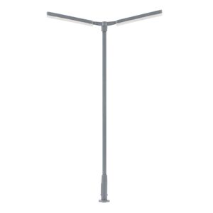 Faller 180222 LED Kreuzmastleuchte zweiarmig kaltwei� H0