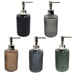 Seifenspender ca. 7 cm aus Glas moderner Pumpspender Seifen & Desinfektion