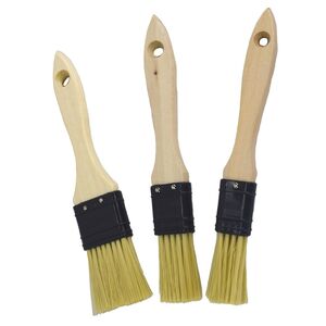 Pinsel Set Flachpinsel Set 3tlg. 20, 25 und 35 mm Polyester Borsten hell