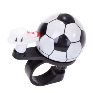 Fahrradglocke Fu�ball klein ca. 38mm mit Halterung aus Metall