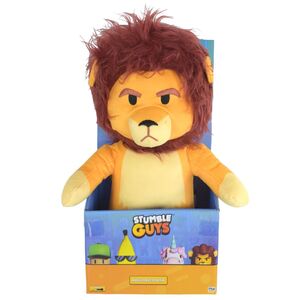 Leonidas L�we als Pl�schfigur aus Polyester ca. 30 cm Kuscheltier Stumble Guys