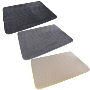 Badematte Microfaser 50x70 cm mit rutschhemmender R�ckseite in 3 Farben