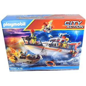 PLAYMOBIL City Action 70140 Seenot: L�scheinsatz mit Rettungskreuzer 95tlg.