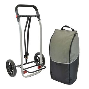 Einkaufstrolley f�r Fahrrad mit Anh�ngerkupplung ca. 100 x 56,5 x 42 cm 50 L