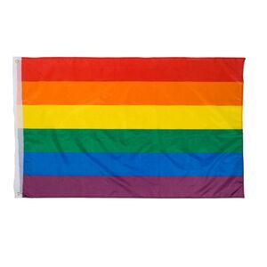 Pride Flagge XL mit Metall�sen ca. 150 x 90 cm LGBTQ Fahne