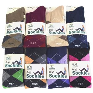 Karostr�mpfe Sockies Reitstr�mpfe kariert Reitsocken USG Orginal 29 - 35