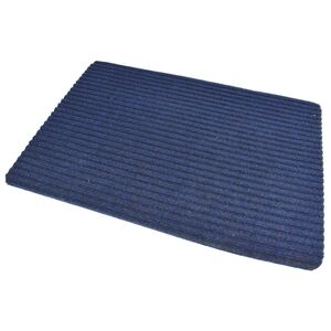 Schmutzfangmatte ca. 60 x 40 cm aus Polyester in blau mit Streifen Motiv