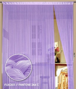 Fadenvorhang 150 cm x 300 cm (BxH) flieder