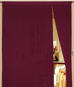 Fadenvorhang 150 cm x 300 cm (BxH) bordeaux