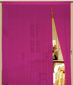 Fadenvorhang 150 cm x 300 cm (BxH) pink