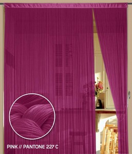 Fadenvorhang 150 cm x 500 cm (BxH) pink