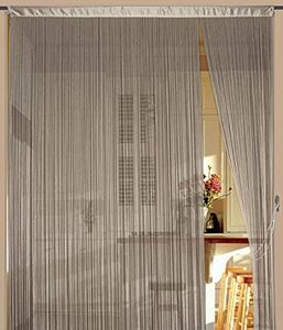 Fadenvorhang 150 cm x 300 cm gold in B1 schwer entflammbar