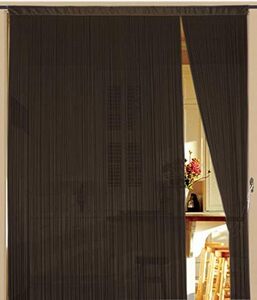 Fadenvorhang Kaikoon 90 cm x 240 cm (BxH) braun