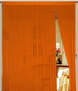 Fadenvorhang Kaikoon 150 cm x 500 cm (BxH) orange