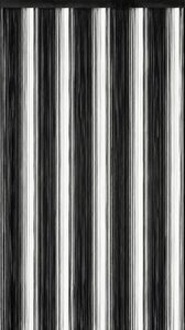 Fadenvorhang Schwarz-Wei� 90 cm x 240 cm in B1 schwer entflammbar