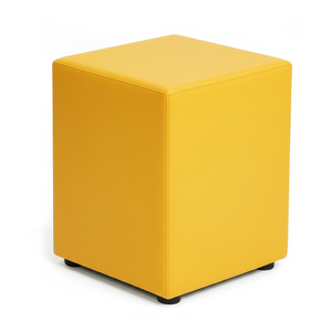 Sitzw�rfel Gelb Ma�e: 43 cm x 43 cm x 51 cm