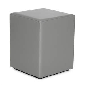 Sitzw�rfel Hellgrau Ma�e: 43 cm x 43 cm x 51 cm