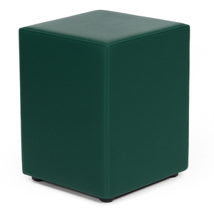 Sitzw�rfel Dunkelgr�n Ma�e: 43 cm x 43 cm x 51 cm