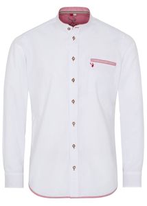 Spieth & Wensky - Slim fit - Herren Trachten Hemd mit Stehkragen, Nori (340432-1374)