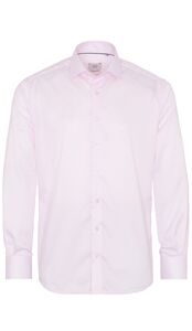 Eterna - Modern Fit - B�gelfreies Herren Langarm Hemd mit Kent Kragen, Uni Twill (8005 X687)